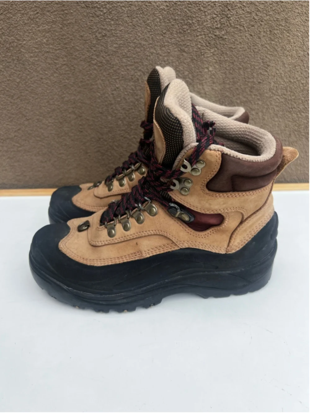 SOREL Asystec Brown Leather Waterproof Insulated Hiker Boots Womens Size 9 - Picture 4 of 10